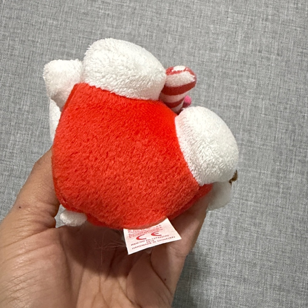 TY Beanie Baby Hello Kitty X-Mas Candy Cane Stuff Animal - Picture 3 of 4